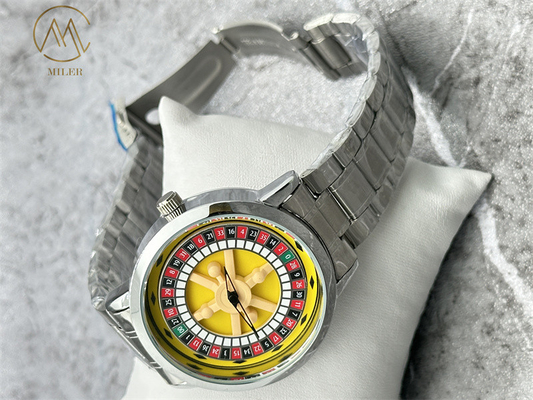 Fashionable Quartz Wrist Watch with Mineral Dial Window for Women