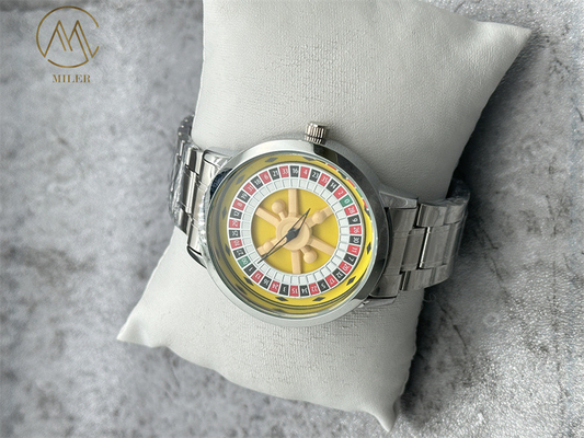 Fashionable Quartz Wrist Watch with Mineral Dial Window for Women