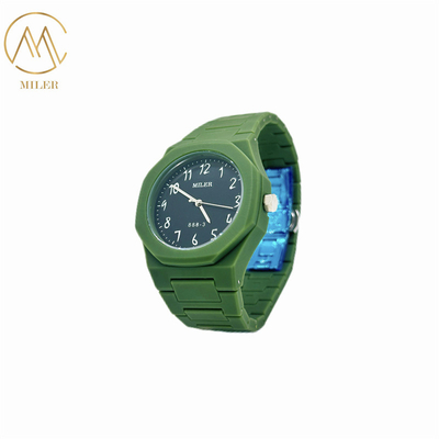 Resin Rubber Band Kids Wrist Watch with Waterproof Features