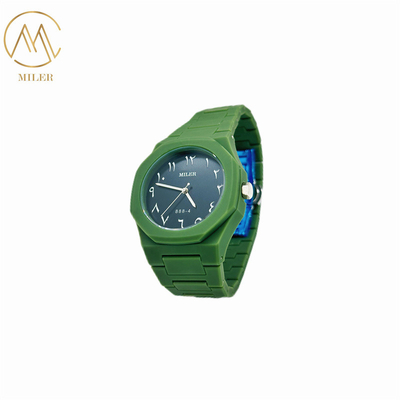 Latest Style Designed 7 Color Strap Option Waterproof Quartz Movement Watch