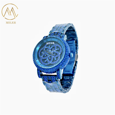 Attractive Beautiful Design Quartz Watch With Round Type Case Shape for Ladies