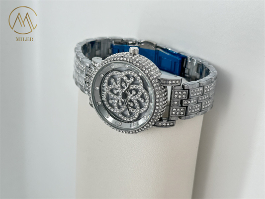 Newly Design Glamorous Quartz Movement Watch for Ladies with 5 Colors Option