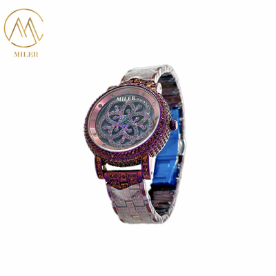 Newly Design Glamorous Quartz Movement Watch for Ladies with 5 Colors Option