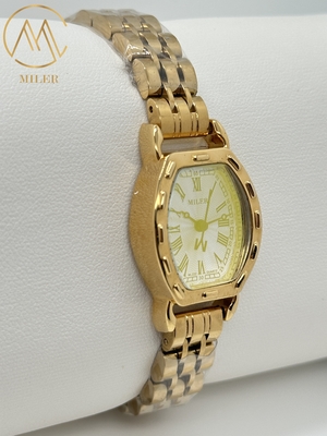 Logo Customized Oval Case Shaps Ml 222 Stainless Steel Strap Quartz Women Watch
