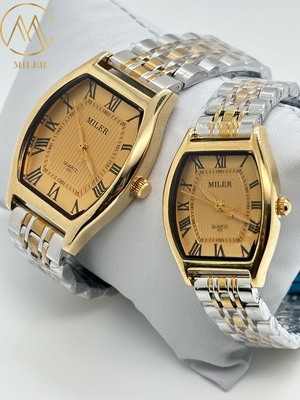 Classic Design Waterproof Couple Wristwatch Fashionable Quartz Movement Watches