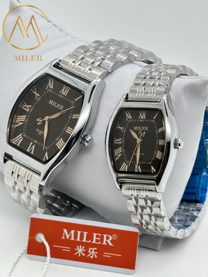 New Design Stylish Couple Watch Stainless Steel Strap with Special Function