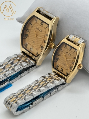 New Design Stylish Couple Watch Stainless Steel Strap with Special Function