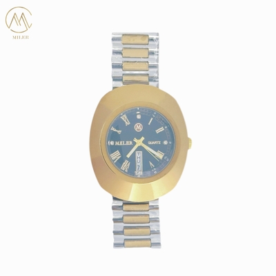 Multiple Colors Option Selle Gold Bezel Quartz Watch For Men