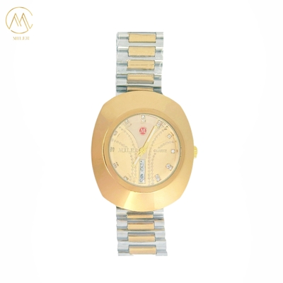 Multiple Colors Option Selle Gold Bezel Quartz Watch For Men