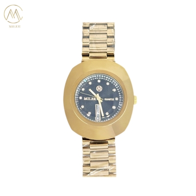 Multiple Colors Option Selle Gold Bezel Quartz Watch For Men