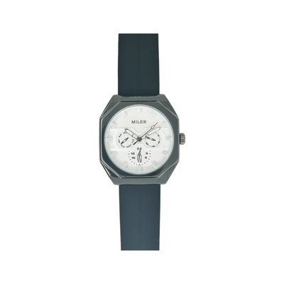 Silicone Band Silicon Strap Watch Black / Red / Yellow / Gray With Buckle Clasp