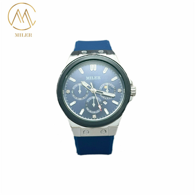 Black / Red / Yellow / Gray Colors Silicon Strap Watch with Customized Logo and Quartz Movement