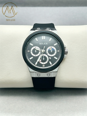 Black / Red / Yellow / Gray Colors Silicon Strap Watch with Customized Logo and Quartz Movement