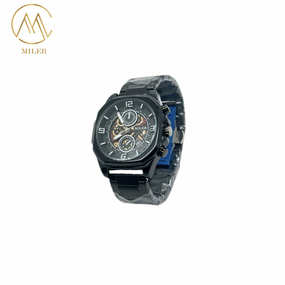 Men Modern Quartz Watch Water Resistance 30m With Stainless Steel Strap