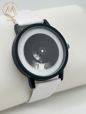 Leather Strap Waterproof Quartz Movement Kids Wrist Watch with Colors Option
