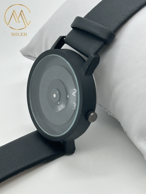 Leather Strap Waterproof Quartz Movement Kids Wrist Watch with Colors Option