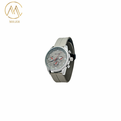 Factory Custom Logo Luxury Quartz Silicone Sport Strap Wrist Watch
