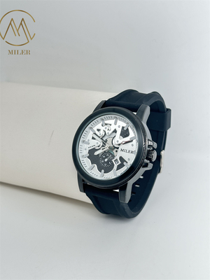 Dial Classic Mens Wrist Watches Luxury Sports Wrist Watches Silicone Band