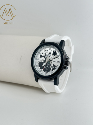 Dial Classic Mens Wrist Watches Luxury Sports Wrist Watches Silicone Band