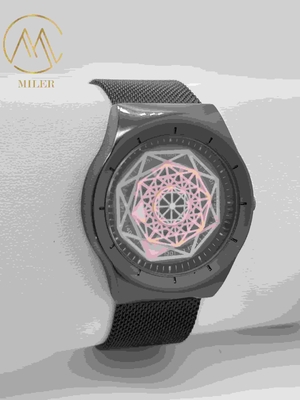 Stainless Steel Strap Watch with Water Resistance 30 Meters for Men and Women