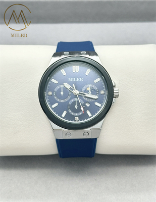 30ATM Water Resistant Classic  Wrist Watches Mineral Dial Date Display Luminous Hands Watch