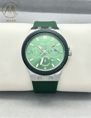 30ATM Water Resistant Classic  Wrist Watches Mineral Dial Date Display Luminous Hands Watch