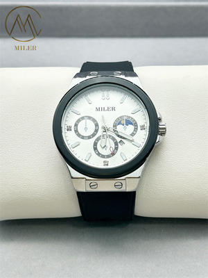 30ATM Water Resistant Classic  Wrist Watches Mineral Dial Date Display Luminous Hands Watch