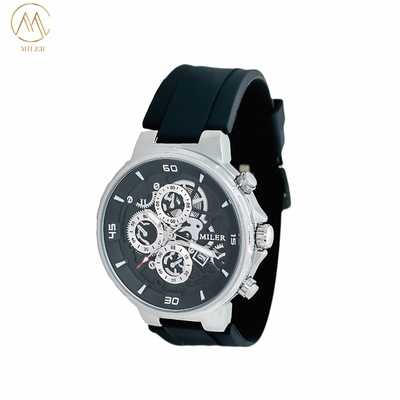 Customizable Quartz Wrist Watch with Hook Buckle and Workable OEM LOGO