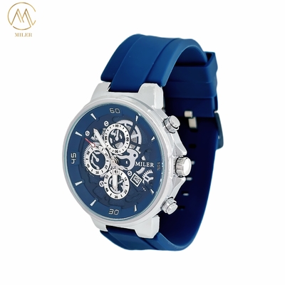 Customizable Quartz Wrist Watch with Hook Buckle and Workable OEM LOGO