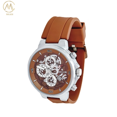 Customizable Quartz Wrist Watch with Hook Buckle and Workable OEM LOGO