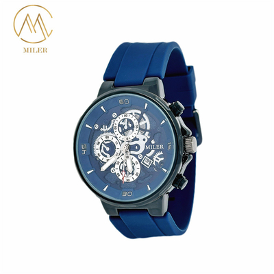 Men And Women's Quartz Wrist Watch with Black and Silver Bezel Option