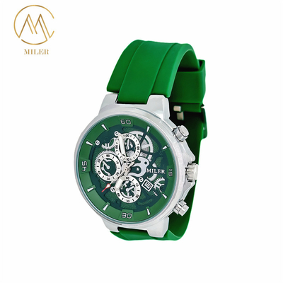 Black Strap Quartz Wrist Watch featuring Buckle Clasp and Plastic Case
