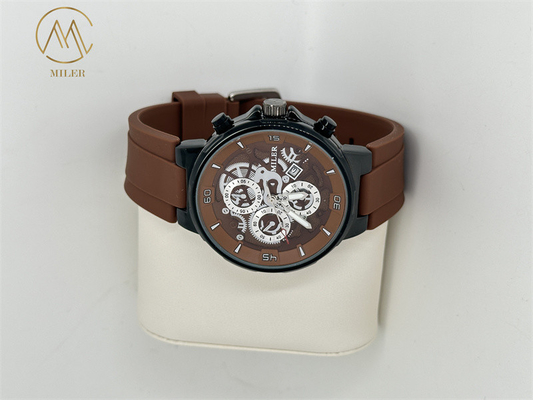 New Modern Design Model Quartz Waterproof Watch With Many Band Colors Option