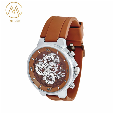 Men And Women's Quartz Wrist Watch with Black and Silver Bezel Option