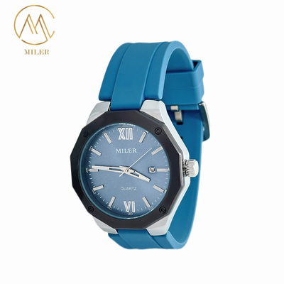 Waterproof Classic Mens Wrist Watches Quartz Movement With Many Colors Band Option