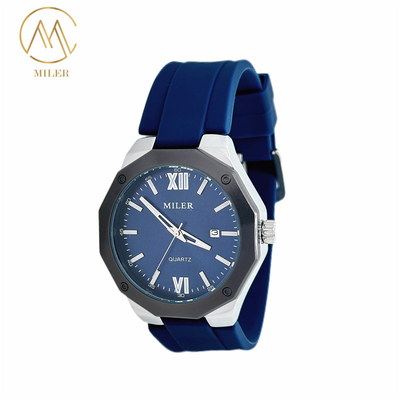 Waterproof Classic Mens Wrist Watches Quartz Movement With Many Colors Band Option