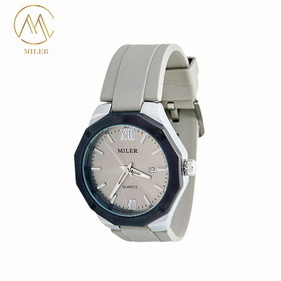 Waterproof Classic Mens Wrist Watches Quartz Movement With Many Colors Band Option