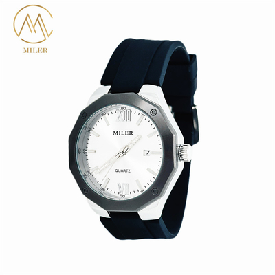 Waterproof Classic Mens Wrist Watches Quartz Movement With Many Colors Band Option