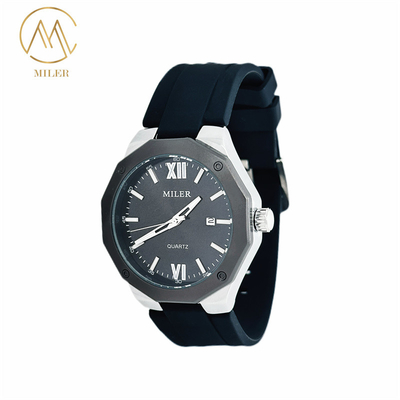Waterproof Classic Mens Wrist Watches Quartz Movement With Many Colors Band Option