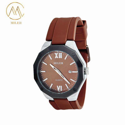 Waterproof Classic Mens Wrist Watches Quartz Movement With Many Colors Band Option