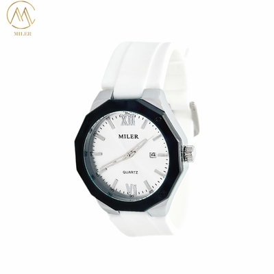 Wholesale Sports Waterproof Quartz Watch with Silicone Strap