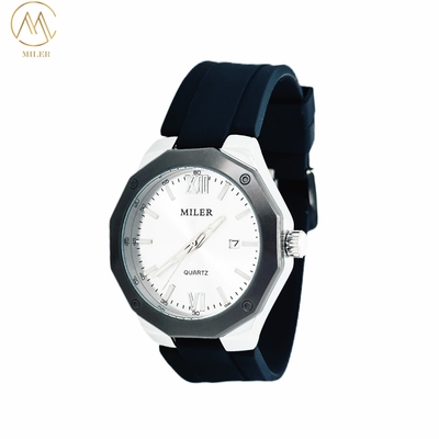 Wholesale Sports Waterproof Quartz Watch with Silicone Strap