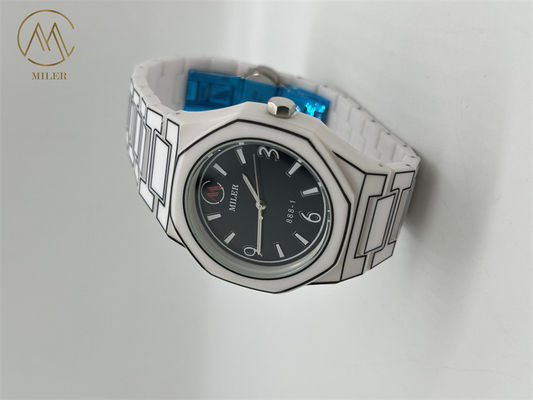 7 Colors Stainless Steel Strap Watch Waterproof 30ATM Quartz Wrist Watch