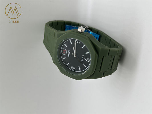 Waterproof  30ATM 7 Colors Quartz Wrist Watch With Stainless Steel Strap