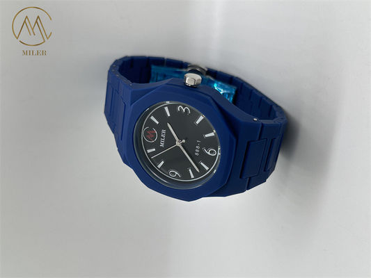 Waterproof  30ATM 7 Colors Quartz Wrist Watch With Stainless Steel Strap