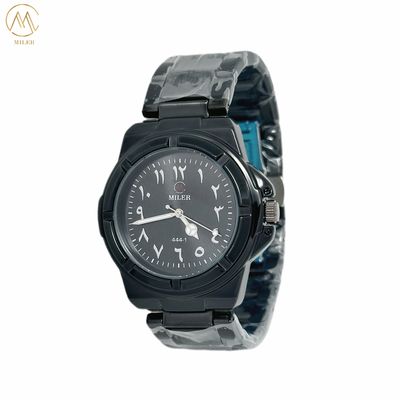 Customized LOGO Quartz Wrist Watch for ODM LOGO Acceptance in Silver / Black / Golden Bezel Color