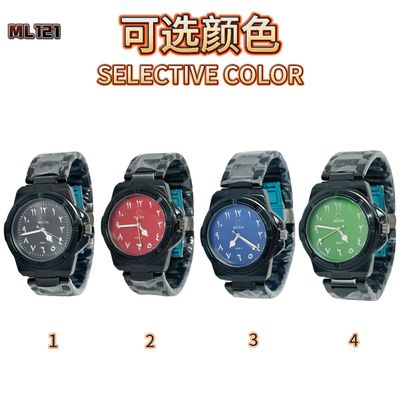 Customized LOGO Quartz Wrist Watch for ODM LOGO Acceptance in Silver / Black / Golden Bezel Color
