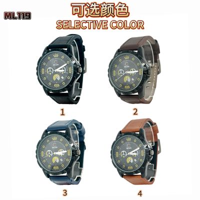 Customized LOGO Quartz Wrist Watch with Laser Printing Logo Case Back