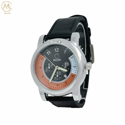 Fashionable Sports Quartz Movement Men's Wristwatch with Laser Printing Logo