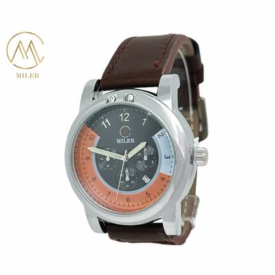 Black Gold and Silver Bezel Quartz Wrist Watch Waterprood for Men and Women